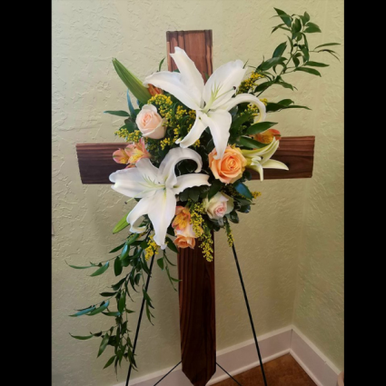 Heavenly Farewell Sympathy Standing Spray