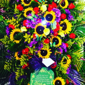 Heavenly farwell Standing spray in Ozone Park, NY | Heavenly Florist Heavenly farwell Standing spray in Ozone Park, NY | Heavenly Florist