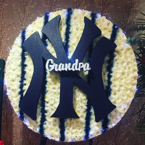 Heavenly florist customs. Yankee logo in Ozone Park, NY | Heavenly Florist Heavenly florist customs. Yankee logo in Ozone Park, NY | Heavenly Florist