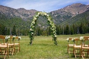 Heavenly Gates Floral Arch