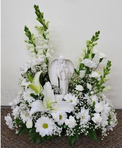 Heavenly Sentiments FS-105 Fresh Flower Keepsake (Local Delivery Area Only)