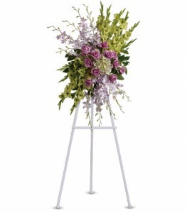 Heavenly Sentiments Sympathy Standing Spray in Cape Coral, FL | ENCHANTED FLORIST OF CAPE CORAL Heavenly Sentiments Sympathy Standing Spray in Cape Coral, FL | ENCHANTED FLORIST OF CAPE CORAL