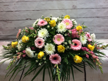 Heavens Garden Casket Spray in Culpeper, VA | ENDLESS CREATIONS FLOWERS AND GIFTS