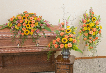 Heaven's Sunset Trio  in Vinton, VA | CREATIVE OCCASIONS EVENTS, FLOWERS & GIFTS