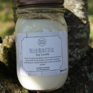 Hello Beautiful Candle in Chatham, NJ | SUNNYWOODS FLORIST Hello Beautiful Candle in Chatham, NJ | SUNNYWOODS FLORIST