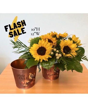 Hello Fall Arrangement  in Ashland City, TN | As You Wish Floral Designs by Kimberly McCord