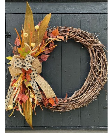 Hello Fall! Wreath in Okatie, SC | Blossoms Hello Fall! Wreath in Okatie, SC | Blossoms