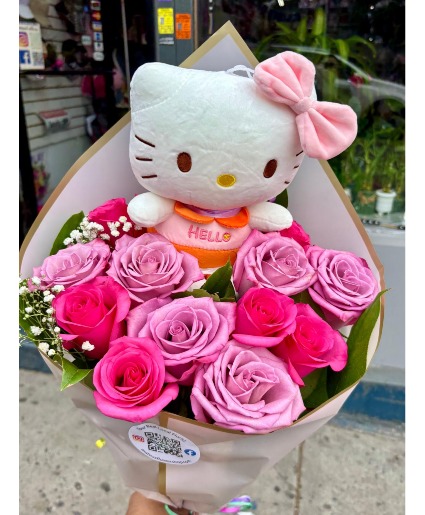 Hello Kitty bouquet rose bouquet