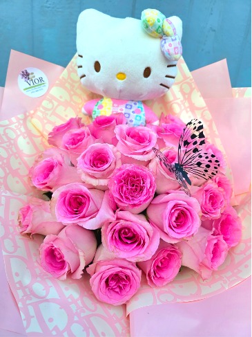 Hello Kitty Lovers  in Vacaville, CA | Vior Floral Art