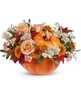 HELLO PUMPKIN fall arrangement