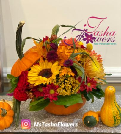 Hello Pumpkin Thanksgiving and Fall Centerpiece