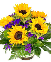 Hello Sunflower fresh floral