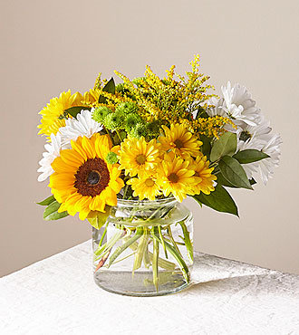 Hello Sunshine Clear Vase