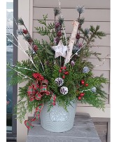 Hello Winter  Cedar Arrangement 