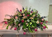 Her Garden of Grace Casket Spray