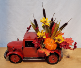 Here Comes Fall Silk Arrangement