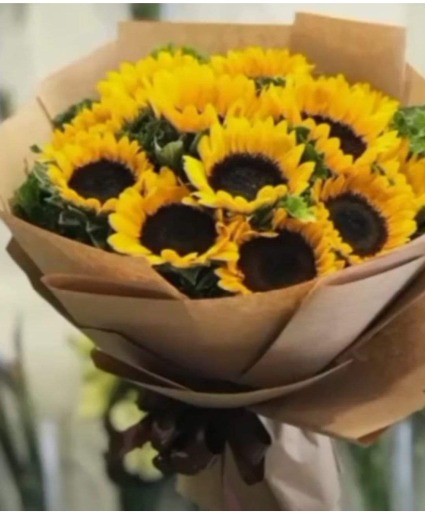 Hermoso Ramo de Girasoles Alegre y radiante