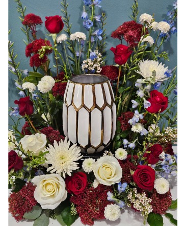 Heros Salute Urn piece in Sioux Falls, SD | Patience Ann Designs Heros Salute Urn piece in Sioux Falls, SD | Patience Ann Designs