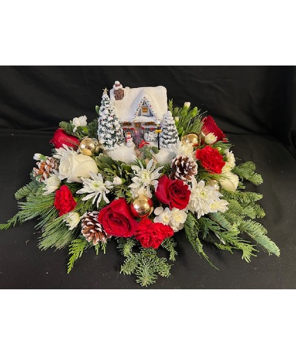 Hero's Welcome- Thomas Kinkade Table Arrangement