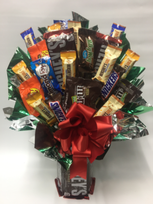 Hershey’s candy bouquet 
