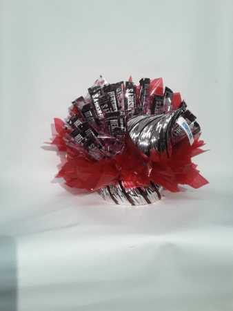 Hershey's candy dish bouquet 
