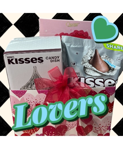 Hersheys kisses lovers  Gift Basket 