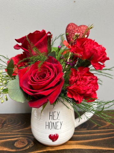 HEY, BABE Flowers in a Mug in Windom, MN | SHANNON LYNN'S FLORAL & BOUTIQUE