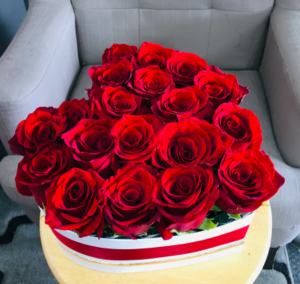 Heart shaped box premium and ROSES in Whittier, CA | Rosemantico Flowers Heart shaped box premium and ROSES in Whittier, CA | Rosemantico Flowers