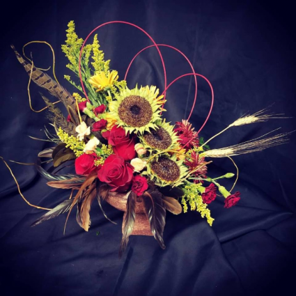 High Style Fall Sunflowers Fresh Fall