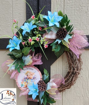 Highland Cow Wreath Grapevine Wreath