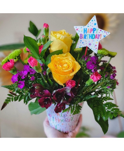 Hip Hip Hooray Bouquet Birthday Flowers
