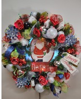 Ho Ho Ho Custom Wreath
