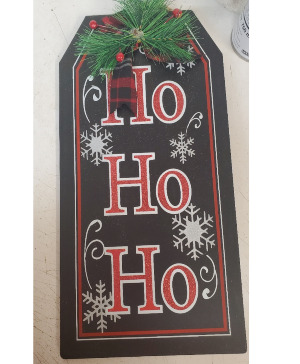 Ho ho ho door hanger Christmas