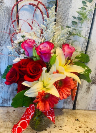 Hoiday/Love roses/gerbers/lillies