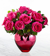 Hold Me in Your Heart™ Rose Bouquet - Hot Pink Rose Bouquet