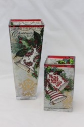 Holiday Amia Stained Glass Vase