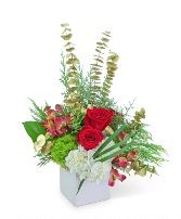 Holiday Ballad Flower Arrangement