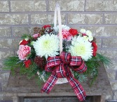 HAPPY HOLIDAYS BASKET Arrangement