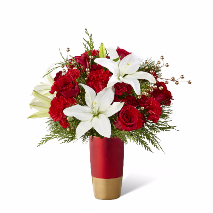 Holiday Celebrations Bouquet holiday vase arrangement