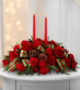 Holiday Centerpiece - SPECIAL FREE SHIPPING IN BARRIE in Barrie, ON | FLOWERS AND PINEWORLD