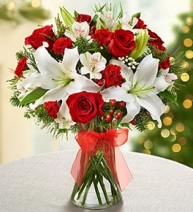 WHITE LILIES, RED ROSES, AND MORE 