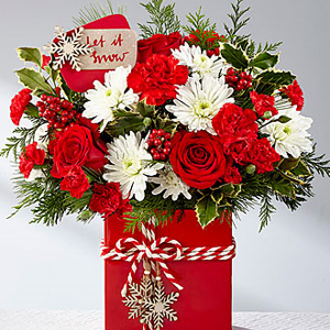 Holiday Cheer Bouquet Holiday Floral Arrangement