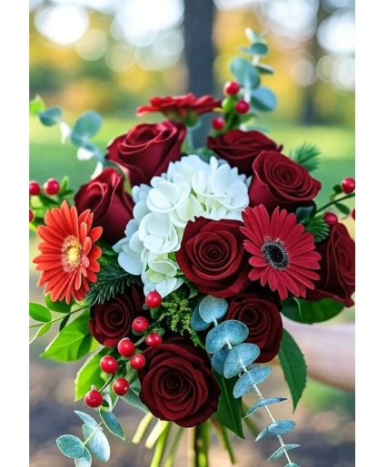 Holiday Cheer Bridal Bouquet