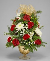 Holiday Cheer Christmas Tree Centerpiece