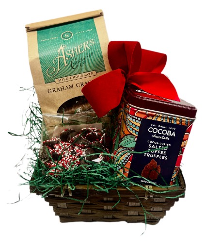 Holiday Chocolate Cheer  Gourmet Basket 