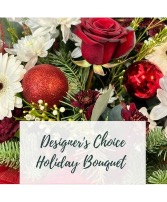 Holiday cut flowers no vase Designer choice Cut flowers