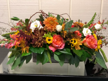 Holiday Delight  Centerpiece in Fairfield, CT | Blossoms at Dailey's Flower Shop