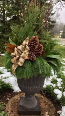 Holiday Welcome  "Urn" Drop-In in Port Stanley, ON | Flowers By Rosita