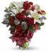 Holiday Enchantment Bouquet    twr07-1 Christmas Floral Arrangement