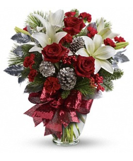 Holiday Enchantment Bouquet Winter